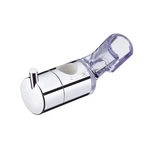 Hansgrohe Schieber mit glänzender Oberfläche und transparentem Auslauf, geeignet für die Nutzung in Badezimmeranwendungen.
